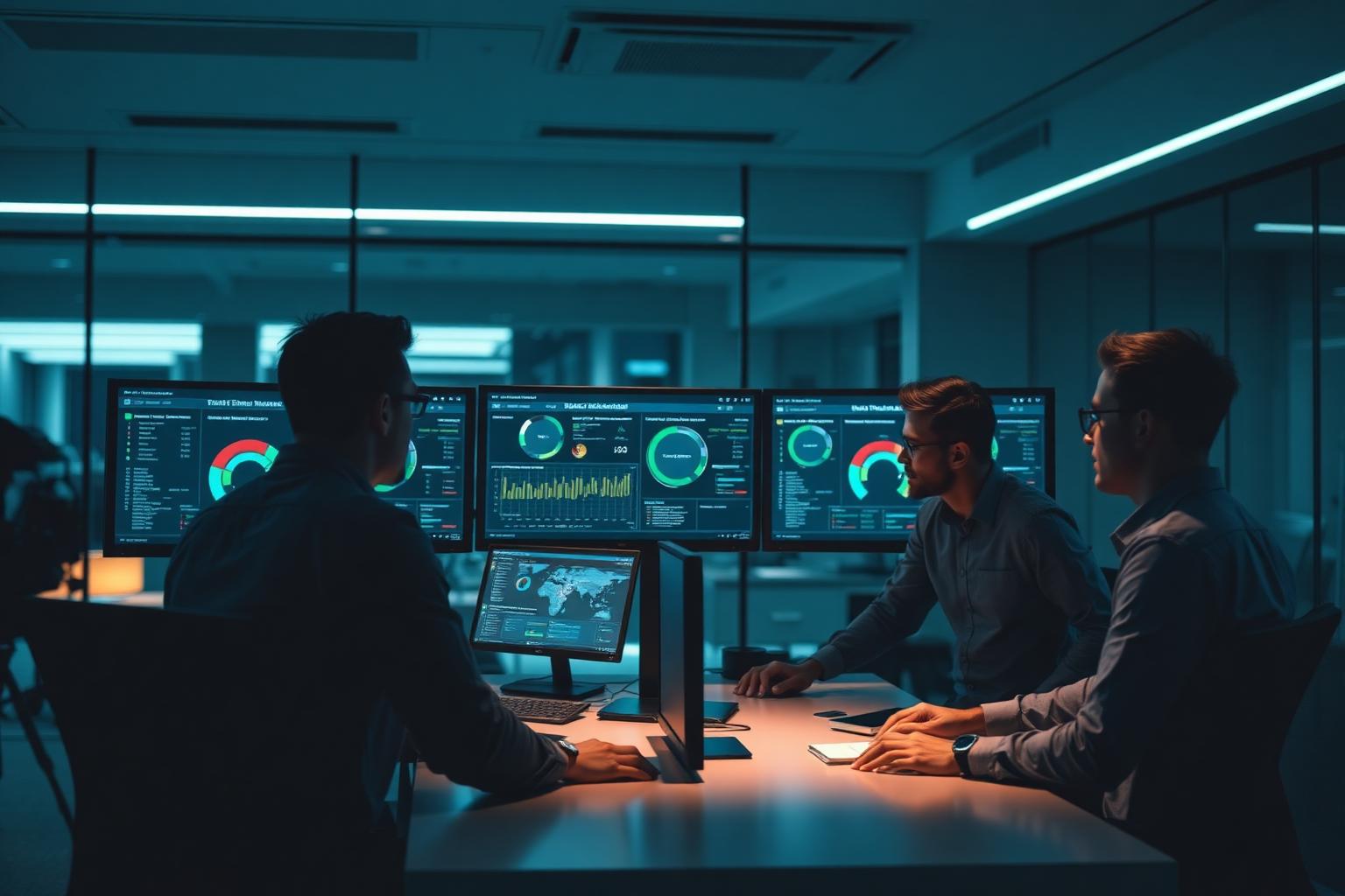 Glowing Techno Solutions team at work